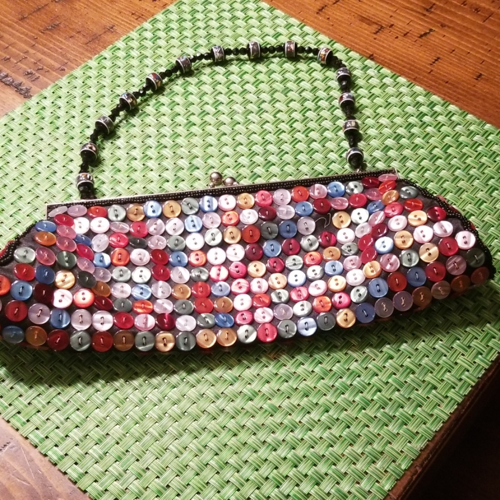 Boutique Button Purse